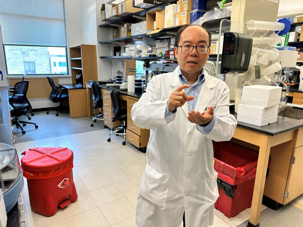 Henry Wan, Ph.D., Professor and Director of the Center for Influenza and Emerging Infectious Diseases at the University of Missouri