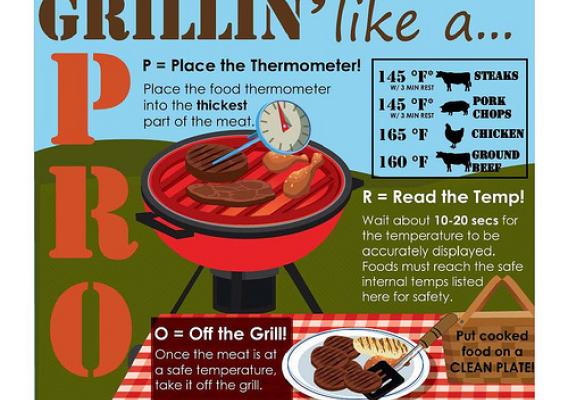 Grilling Like a PRO infographic