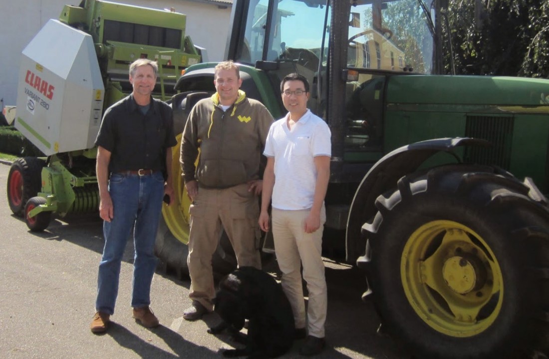 Lars (left) on review audit of a farm in Austria