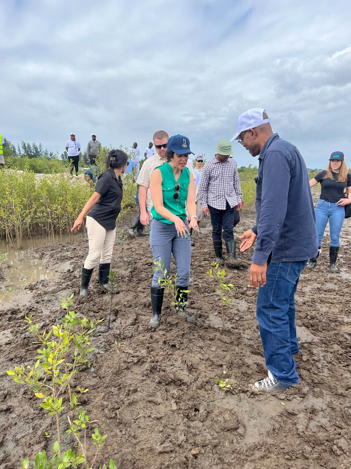USDA Deputy Secretary Xochitl Torres Small visits the Mangrove Restoration and Community Livelihood Project site implemented by USDA Forest Service