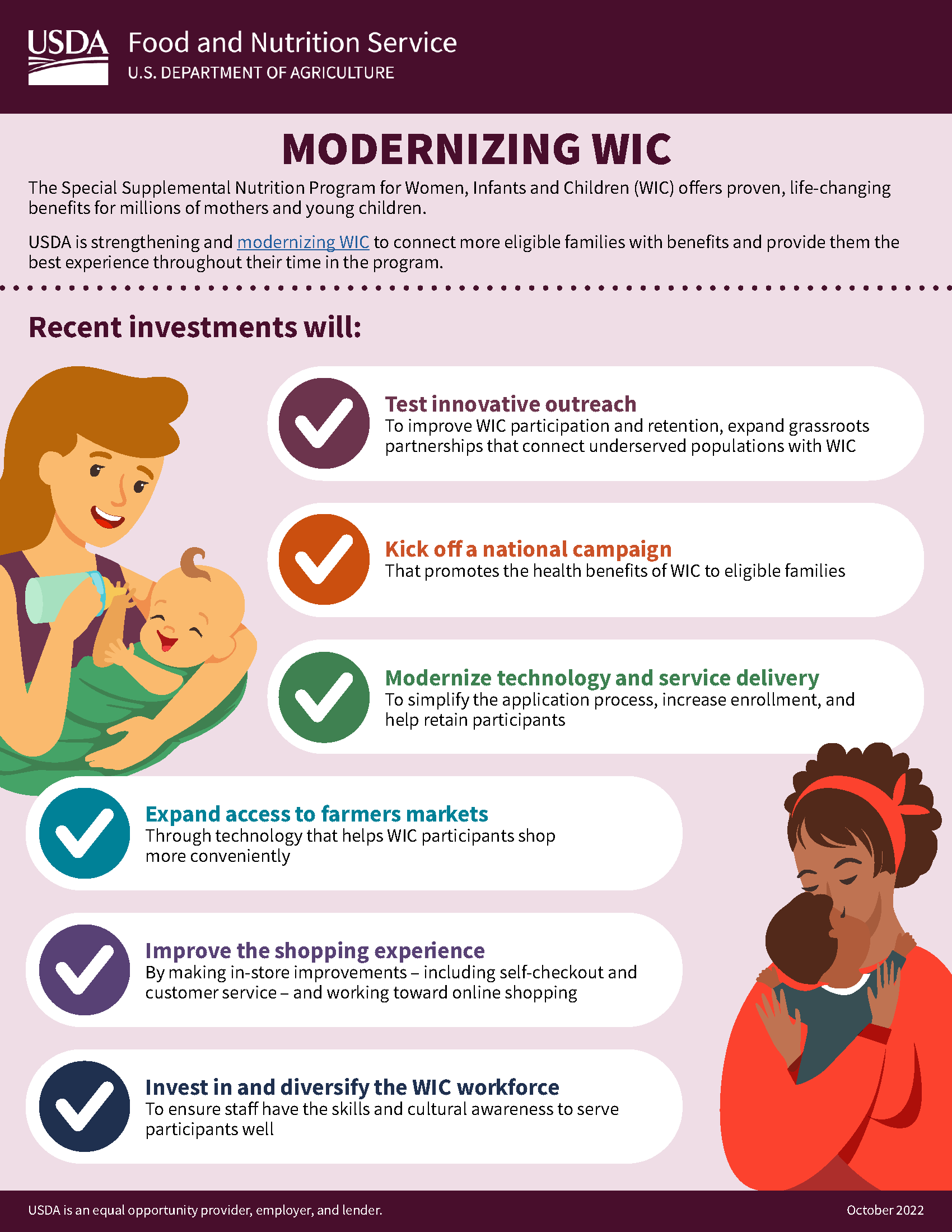 USDA Makes Major Investments in WIC to Improve Maternal and Child Health