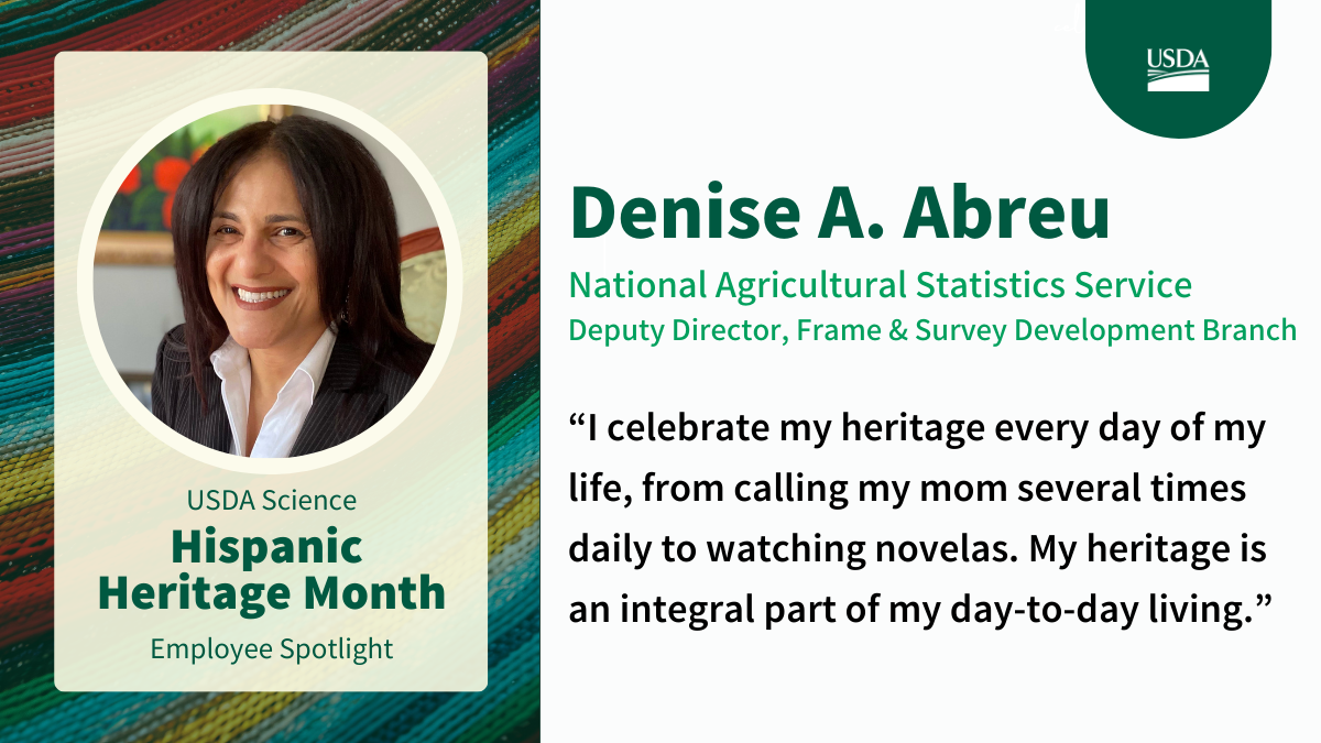 Denise Abreu spotlight graphic