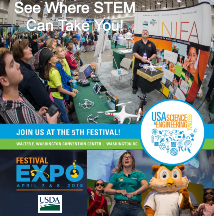 Join USDA at the 5th USA Science and Engineering Festival USDA