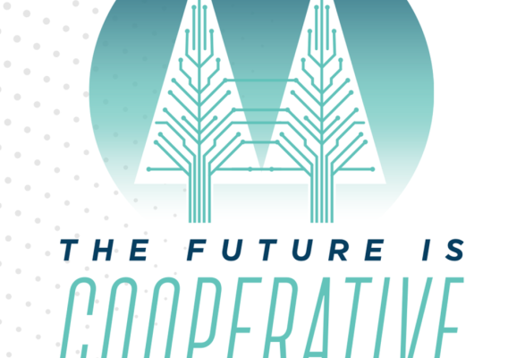 The Future is Cooperative Co-op Month 2024 text overlay graphic