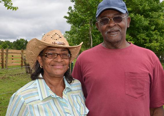 Emma and Percy Brown of Vicksburg, Miss., are beginning farmers whose lives have benefited from funding through the USDA StrikeForce for Rural Growth and Opportunity initiative.