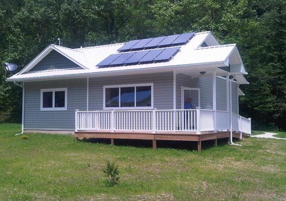 Elizabeth Bonner’s new, energy efficient Kentucky home, funded in part by USDA Rural Development.  
