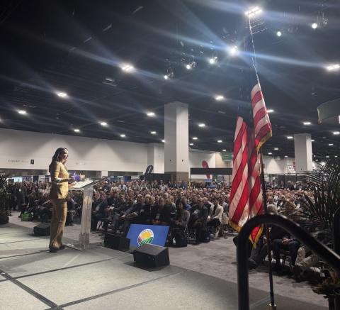 U.S. Secretary of Agriculture Brooke Rollins delivered remarks at Commodity Classic