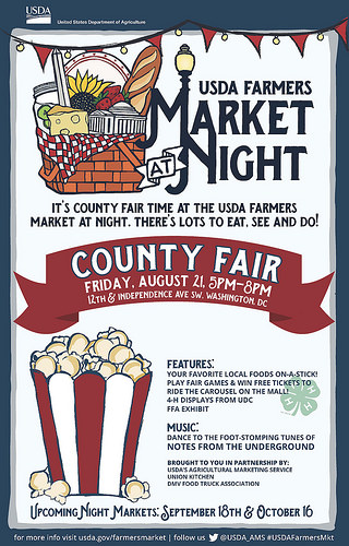 It's County Fair Time at the USDA Farmers Market at Night | USDA